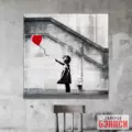 Картина Бэнкси aerial dreamsв рамке