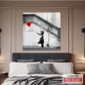 Картина Бэнкси aerial dreamsв рамке