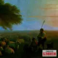 Картина Пастухи с отарой овец - Айвазовский