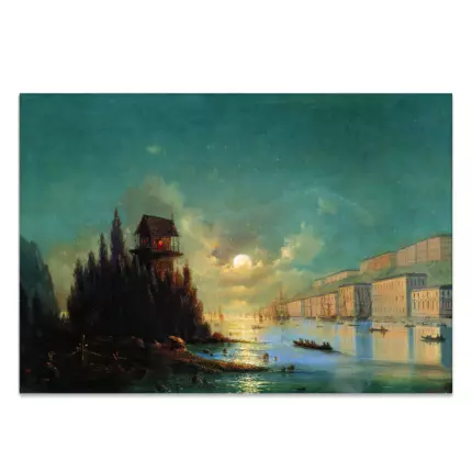 Картина Город с маяком - Айвазовский