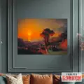 Картина Вид моря с гор Крыма - Айвазовский