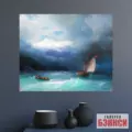 Картина Бурное море 1868 - Айвазовский