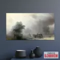 Картина Зимний обоз в пути - Айвазовский