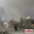Картина Зимний обоз в пути - Айвазовский