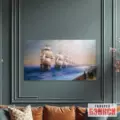 Картина Смотр Черноморского флота- Айвазовский