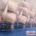 Картина Смотр Черноморского флота- Айвазовский