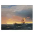 Картина Корабль в море на закате - Айвазовский