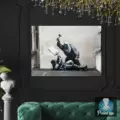 Картина Королевские суды - Бэнкси