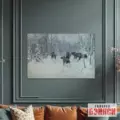 Картина Лоси 1919 - Степанов