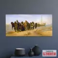 Картина Бурлаки на Волге - Илья Репин