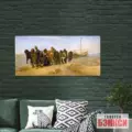 Картина Бурлаки на Волге - Илья Репин
