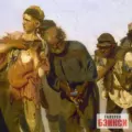Картина Бурлаки на Волге - Илья Репин