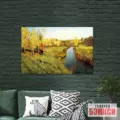 Картина Золотая осень - Исаак Левитан