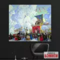 Картина Балаганы - Борис Кустодиев