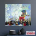 Картина Балаганы - Борис Кустодиев