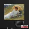 Картина Женщина под зонтиком - Иван Крамской