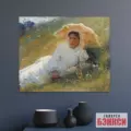 Картина Женщина под зонтиком - Иван Крамской