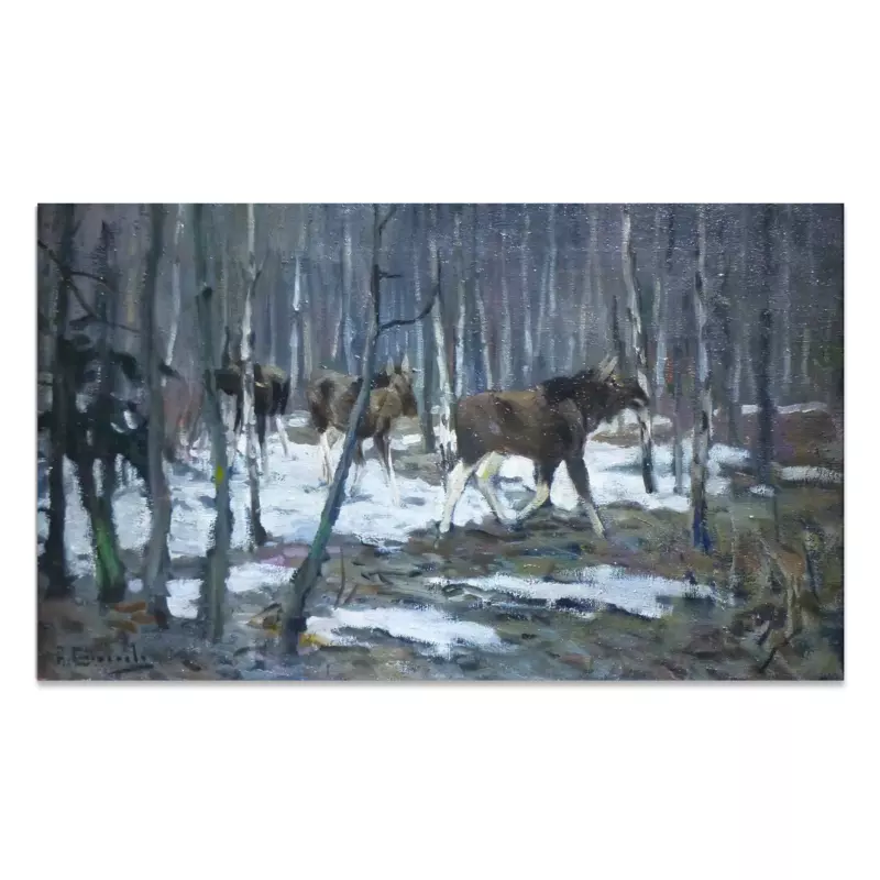 Картина Лоси - Алексей Степанов
